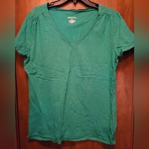 Merona Women's Green T- Shirt, Size XXL
